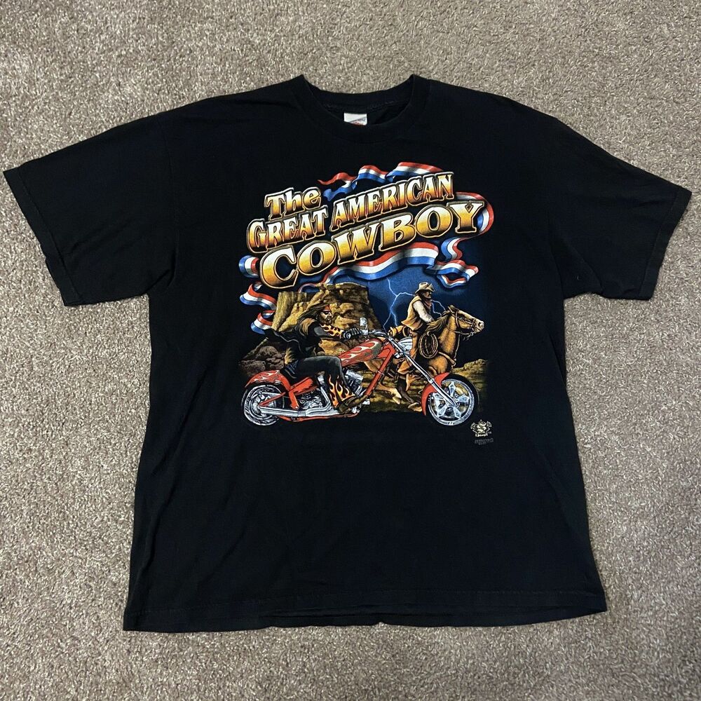 Tennessee River "The Great American Cowboy" Graphic Tee - Size XL